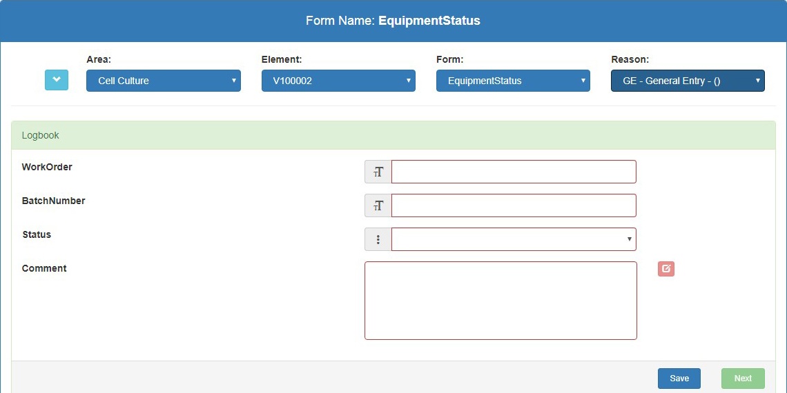<i>e</i>Forms Form Example <i>e</i>Forms Form Example